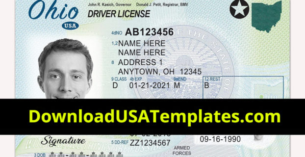 Download New York State Drivers License Template Psd Intoxam